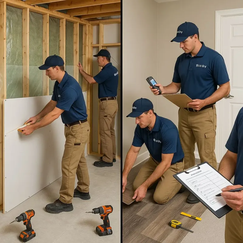 Repairs and Reconstruction process in Doolittle, TX